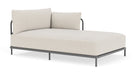 Vincent Outdoor, Module,Chaiselong arm right, Martinique,Anthracite Grey