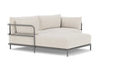 Vincent, Outdoor, 3 Seater Chaise Left, Martinique, Anthracite Grey