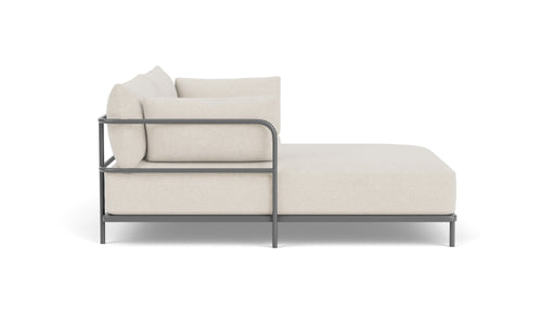 Vincent, Outdoor, 3 Seater Chaise Left, Martinique, Anthracite Grey
