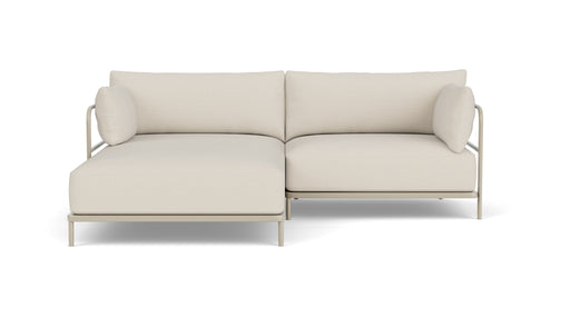 Vincent, Outdoor, 3 Seater Chaise Left, Sandshell, Coral Sand