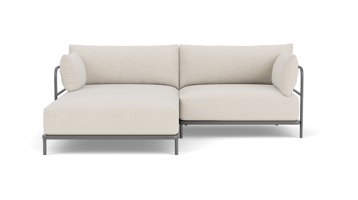 Vincent, Outdoor, 3 Seater Chaise Left, Martinique, Anthracite Grey