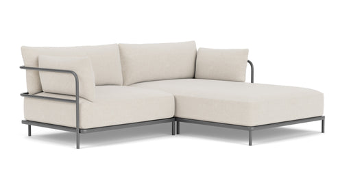 Vincent, Outdoor, 3 Seater Chaise Right, Martinique, Anthracite Grey