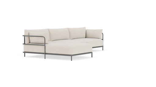 Vincent, Outdoor, 4 Seater Chaise Left, Martinique, Anthracite Grey