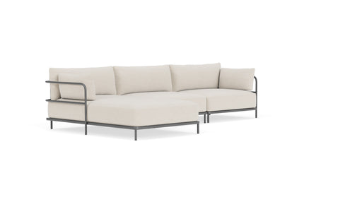 Vincent, Outdoor, 4 Seater Chaise Left, Martinique, Anthracite Grey