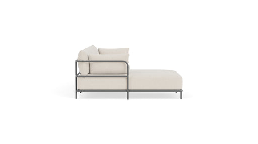 Vincent, Outdoor, 4 Seater Chaise Left, Martinique, Anthracite Grey