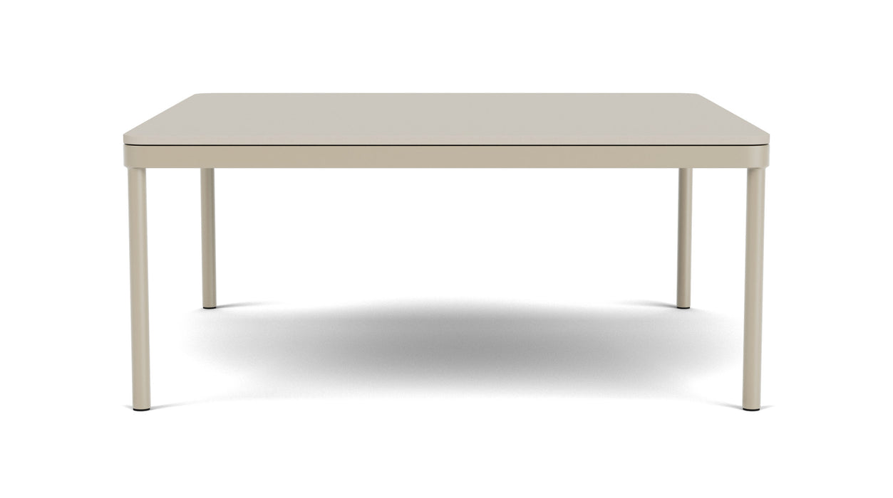 Vincent Outdoor Table, Coral Sand,88x88