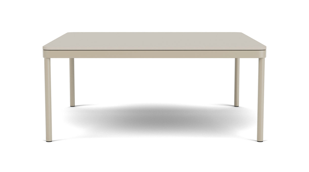 Vincent Outdoor Table, Coral Sand,88x88