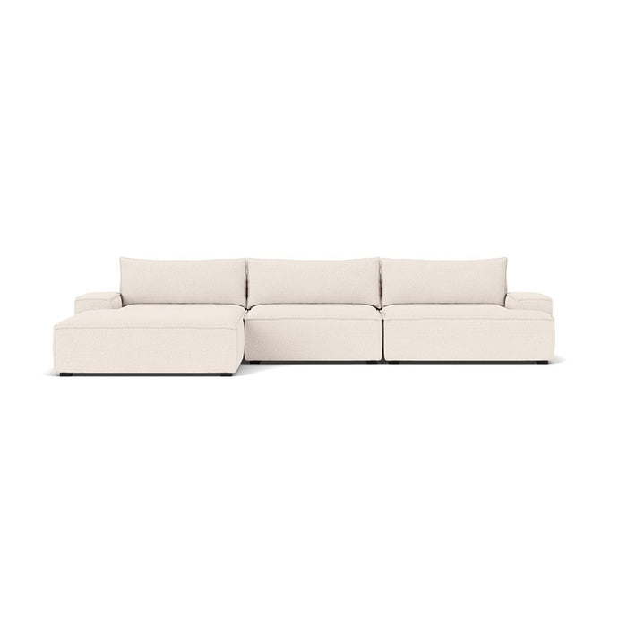 Daphne 3 Seater Chaise Left, Maya Cream