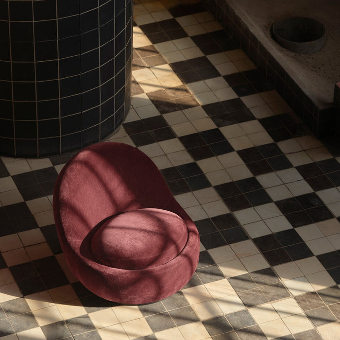 Babette Chair, Moss Burgundy