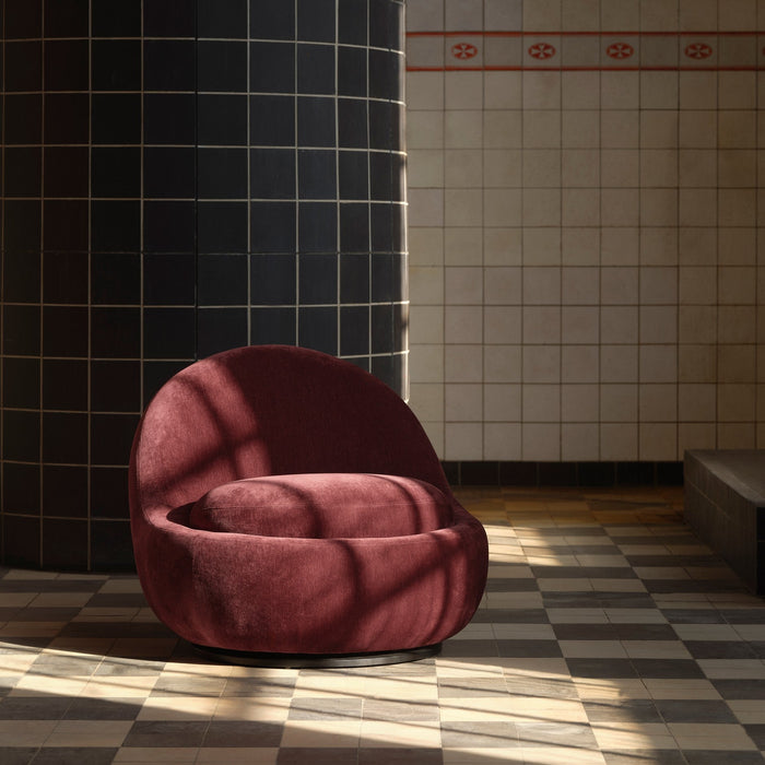 Babette Chair, Moss Burgundy