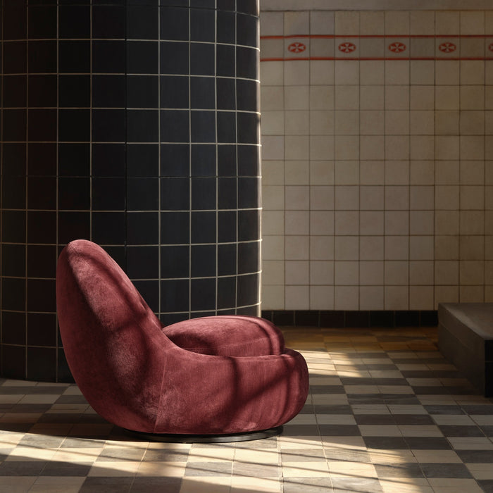 Babette Chair, Moss Burgundy