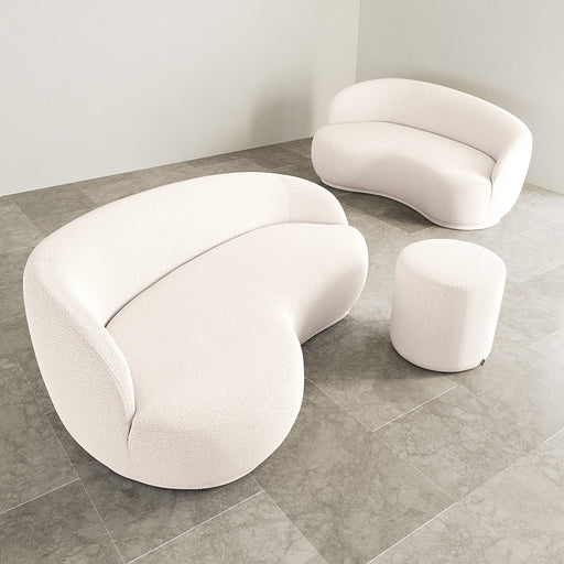 Rose 2.5-Seater Couch Left, Maya Cream