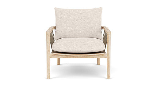 Enzo Chair, Maya Cream, Oak Soap Frame