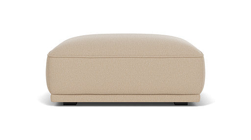 Leonora Footrest, Form Cream, Black Legs