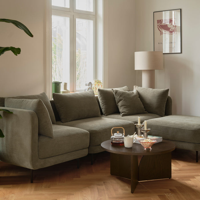 Maison Modular, 3 Seater Chaise, Free Sage