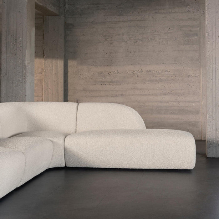 Paula Modular, 3 Seater Open Chaise Right, Maya Cream