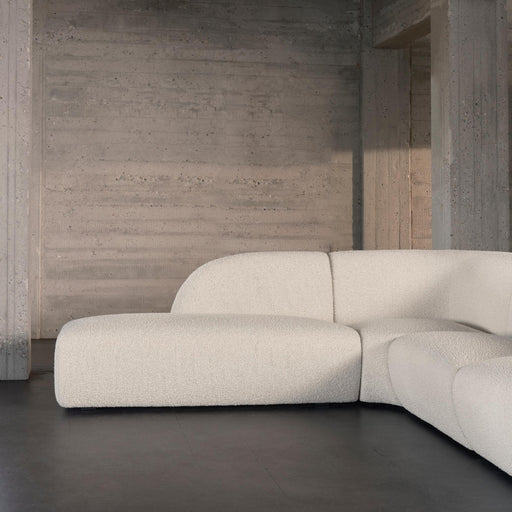 Paula Modular, 3 Seater Open Chaise Left, Maya Cream