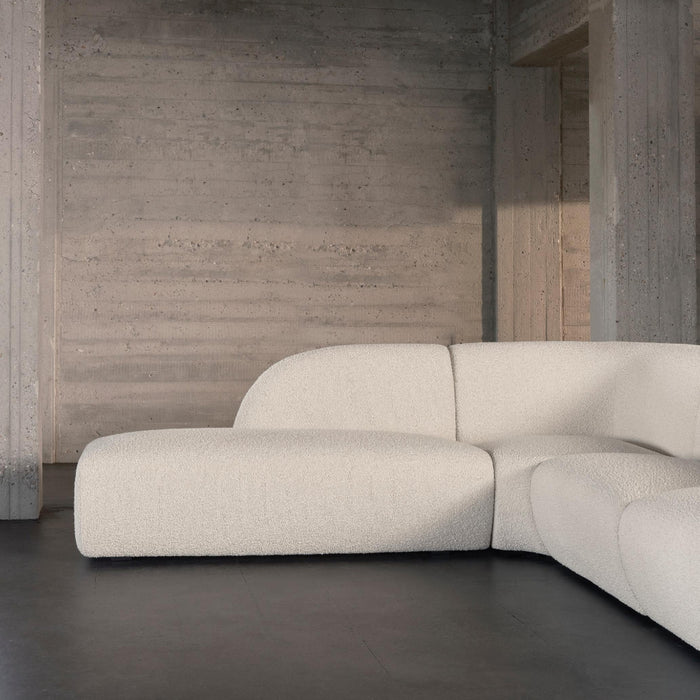 Paula Modular, 3 Seater Open Chaise Left, Maya Cream