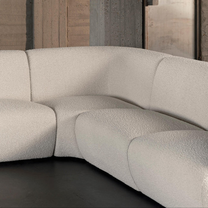 Paula Modular, 3 Seater Open Chaise Left, Maya Cream