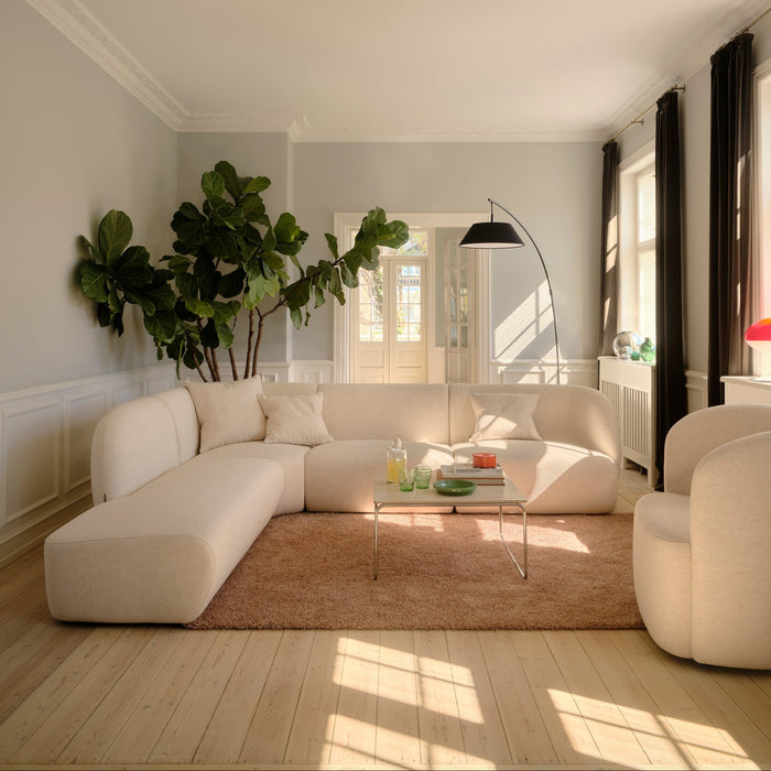 Paula Modular, 3 Seater Open Chaise Left, Moonlight Sand