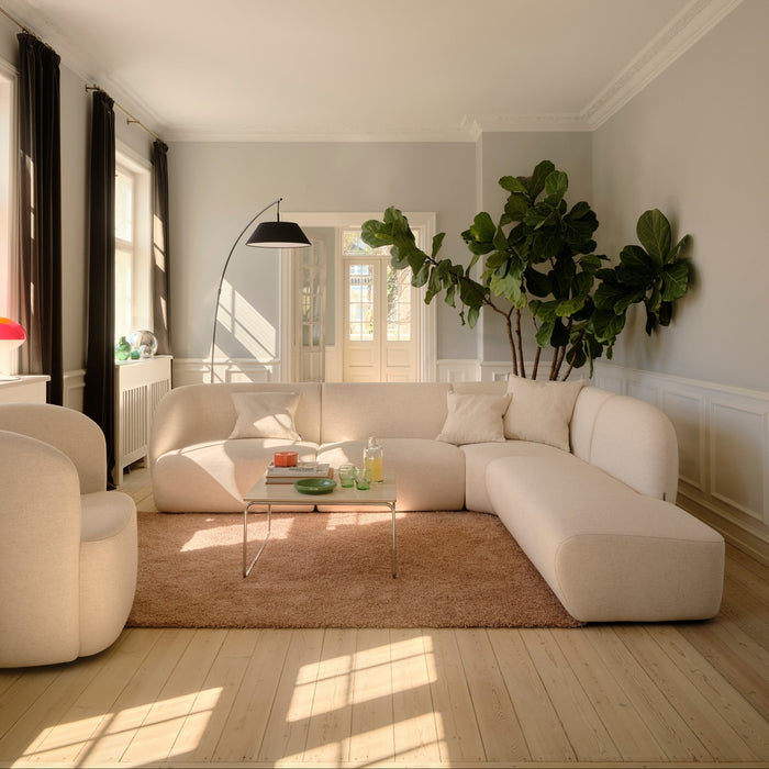 Paula Modular, 3 Seater Open Chaise Right, Moonlight Sand