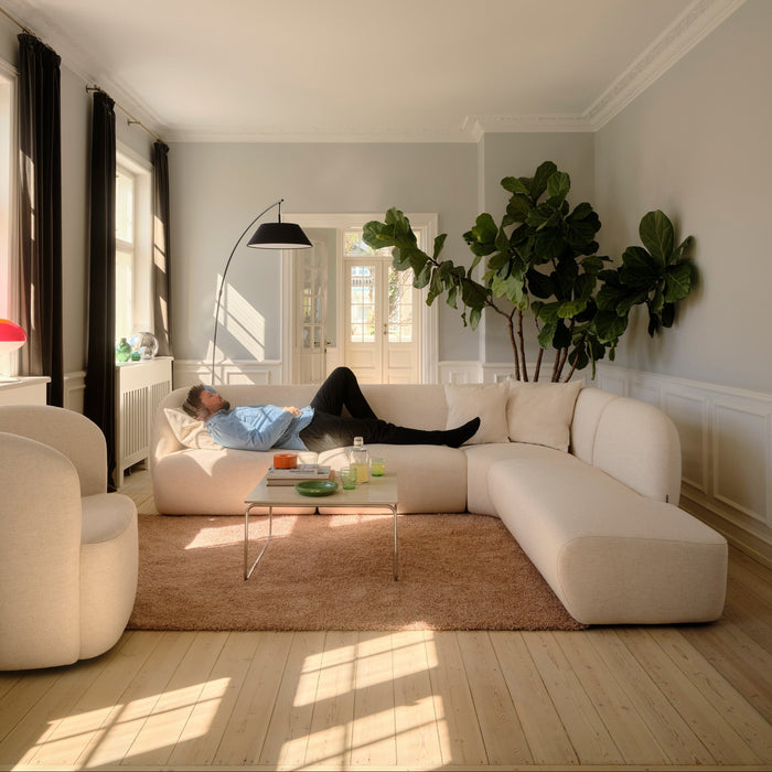 Paula Modular, 3 Seater Open Chaise Right, Moonlight Sand