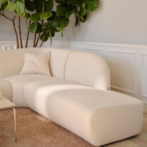 Paula Modular, 3 Seater Open Chaise Right, Moonlight Sand