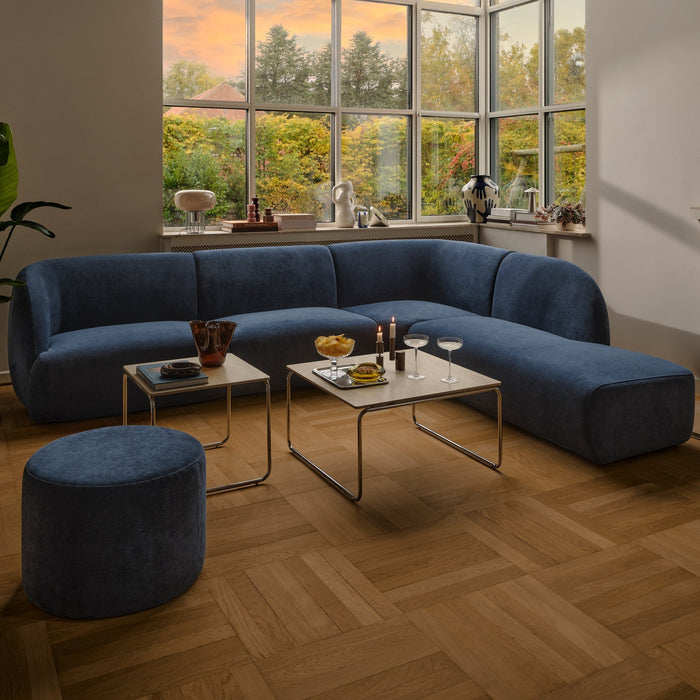 Paula Modular, 3 Seater Open Chaise Right, Planet Legion Blue