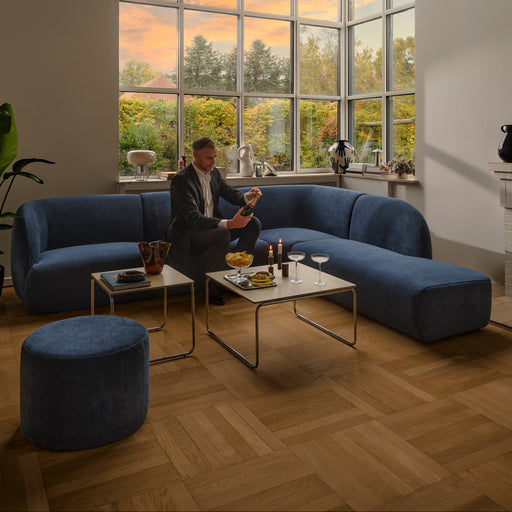 Paula Modular, 3 Seater Open Chaise Right, Planet Legion Blue