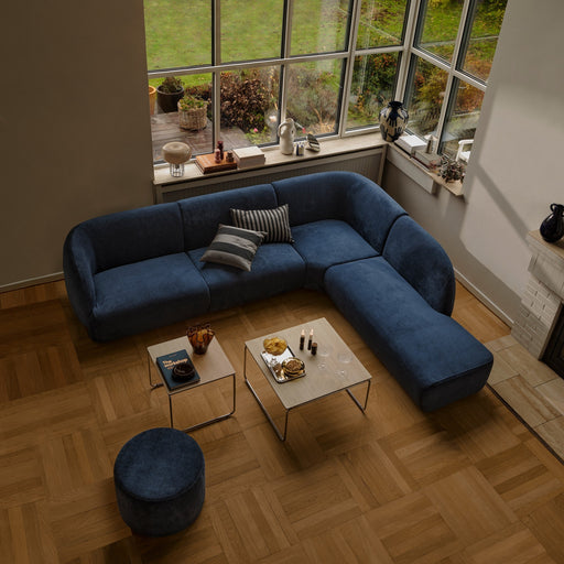 Paula Modular, 3 Seater Open Chaise Right, Planet Legion Blue