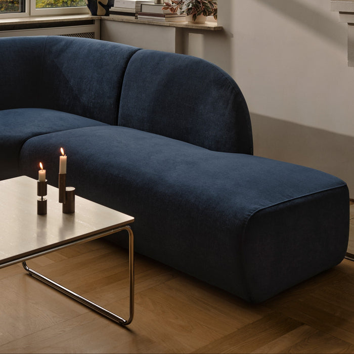 Paula Modular, 3.5 Seater Open End Right, Planet Legion Blue