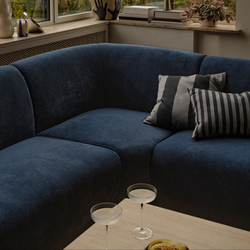 Paula Modular, 3 Seater Open Chaise Right, Planet Legion Blue