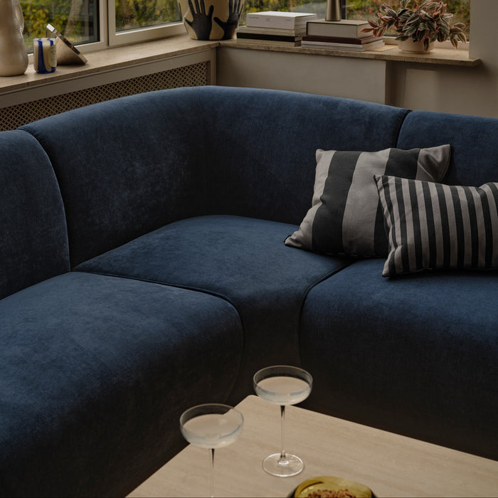 Paula Modular, 3 Seater Open Chaise Right, Planet Legion Blue