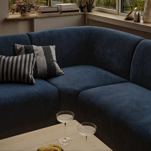 Paula Modular Sofa Corner Right, Planet Legion Blue
