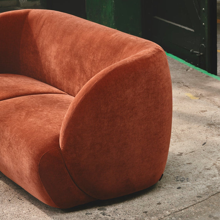 Paula 2-seater Sofa, Moss Rust