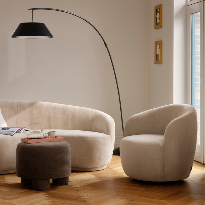 Rosie Swivel Chair, Danny Cream
