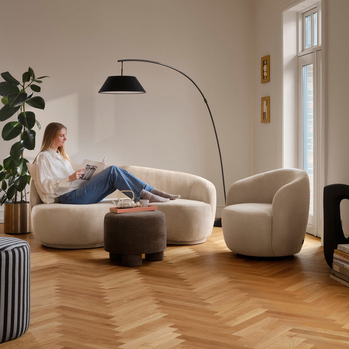 Rosie Swivel Chair, Danny Cream