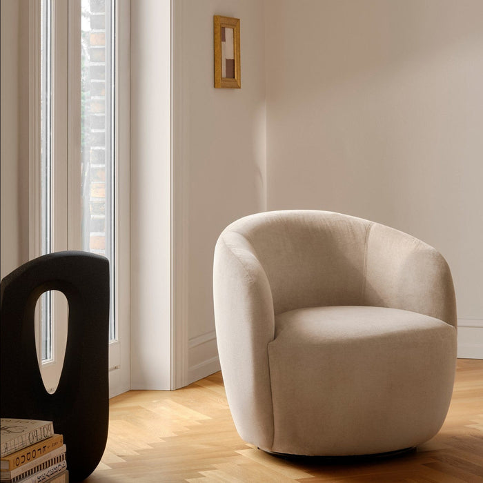 Rosie Swivel Chair, Danny Cream
