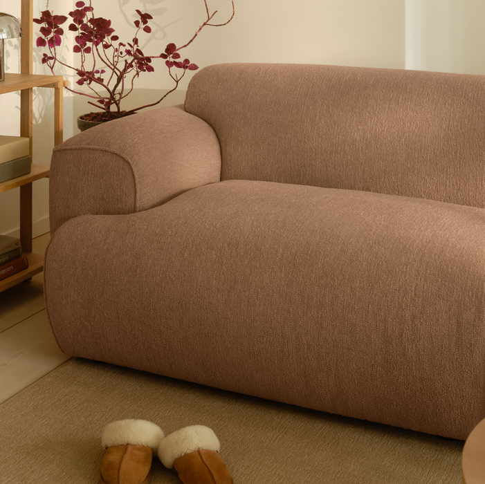 Greta 3 seater, Time Blush
