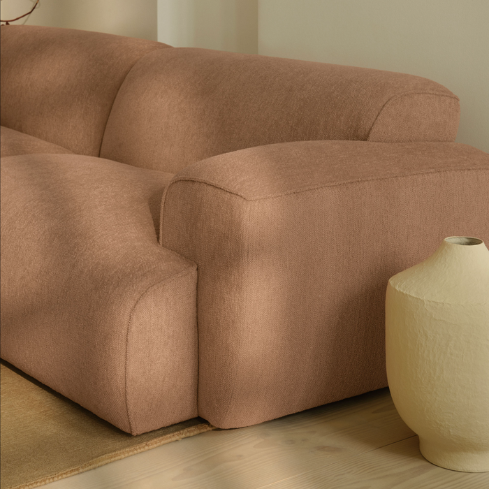 Greta 3 seater, Time Blush