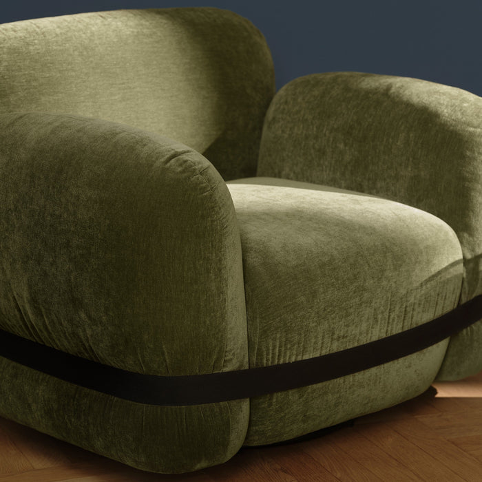Squeeze Swivel Chair, Moss Olive