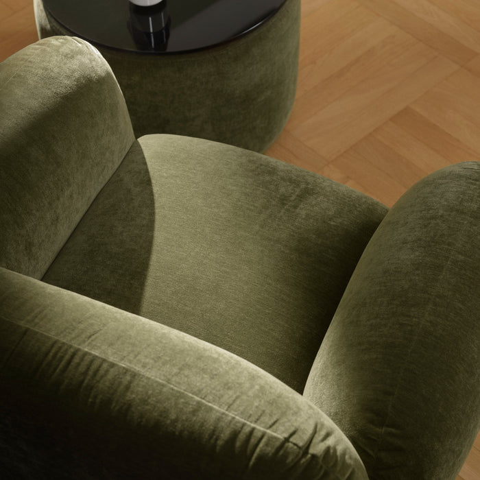 Squeeze Swivel Chair, Moss Olive