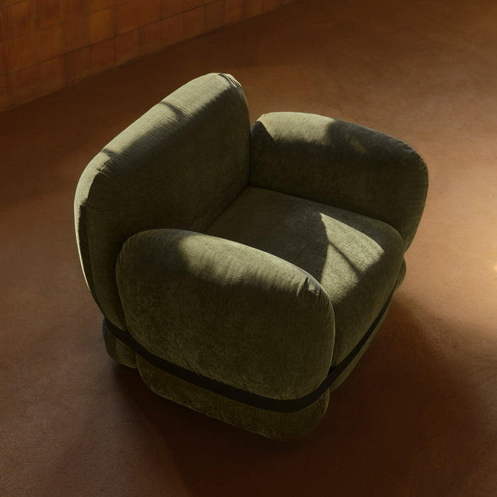 Squeeze Swivel Chair, Moss Olive