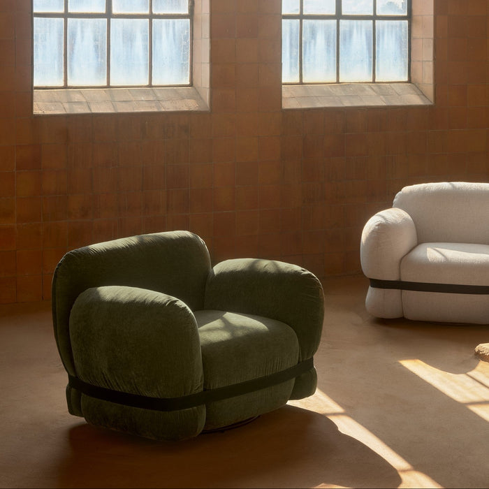Squeeze Swivel Chair, Moss Olive