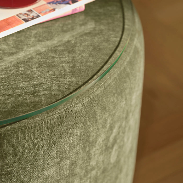 No.9 Footrest, Moss Olive