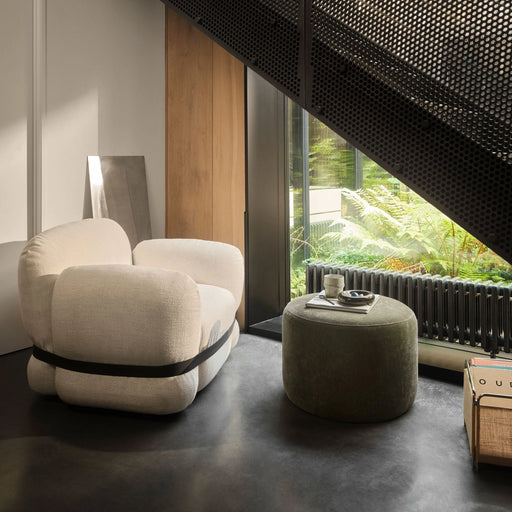 No.9 Footrest, Moss Olive