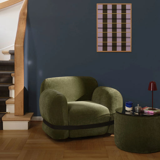 No.9 Footrest, Moss Olive