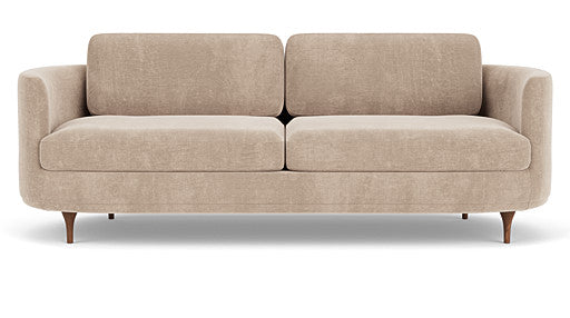 Elinor, 3 Seater, Danny Cream, Oak Brown Legs