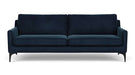 Anna, 3-Seater, Velour Lux Navy - Sofa Company