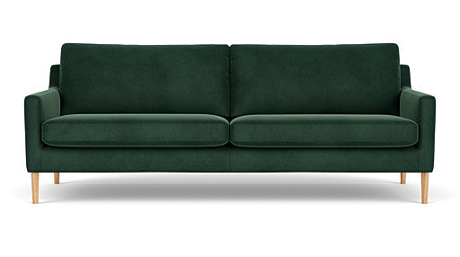 Slip Cover for Anna 3 Seater Sofa, Velour Lux Dark Green (Cover only, Anna Sofa sold separately) | Shop Accessories Online - Sofa Company Aarhus, Berlin, Christian Rudolph, Cover, Furniture, 